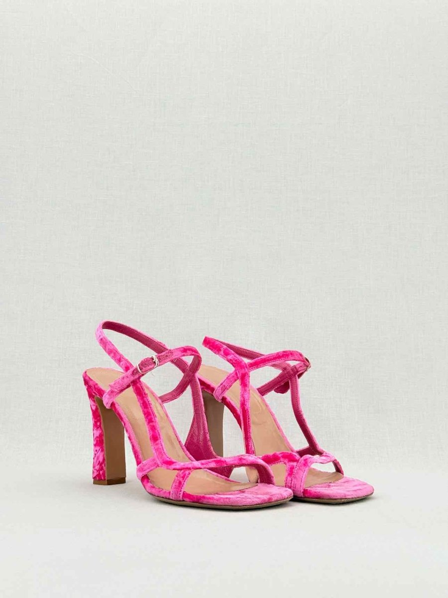 Pre - loved DRIES VAN NOTEN Pink Size EU 40 Heeled Sandals at Reems Closet
