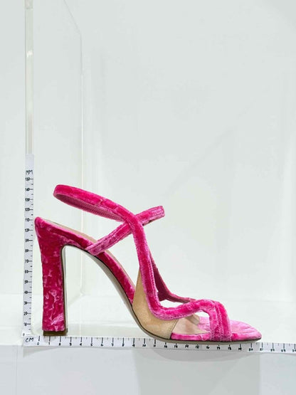 Pre - loved DRIES VAN NOTEN Pink Size EU 40 Heeled Sandals at Reems Closet