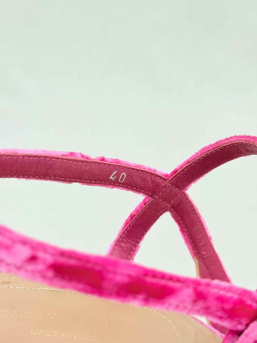 Pre - loved DRIES VAN NOTEN Pink Size EU 40 Heeled Sandals at Reems Closet