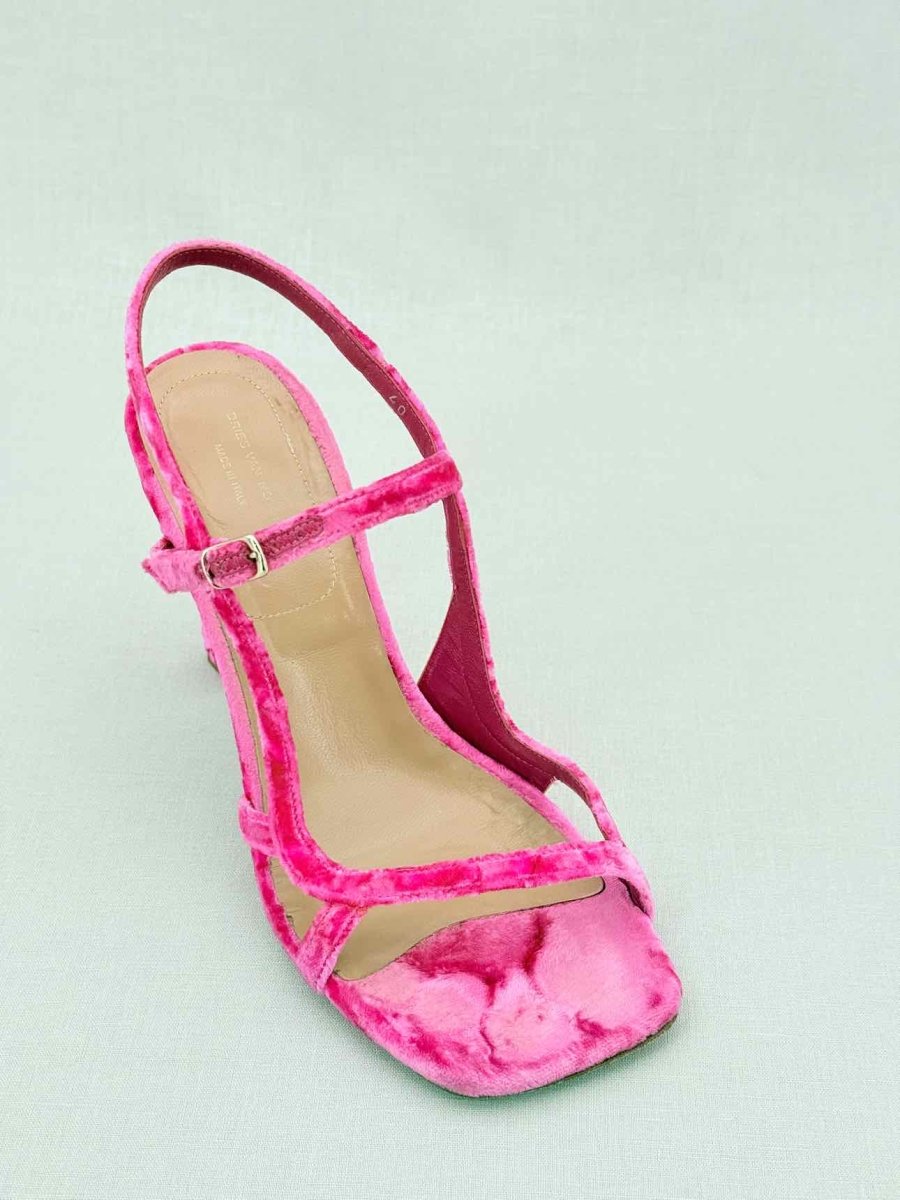 Pre - loved DRIES VAN NOTEN Pink Size EU 40 Heeled Sandals at Reems Closet