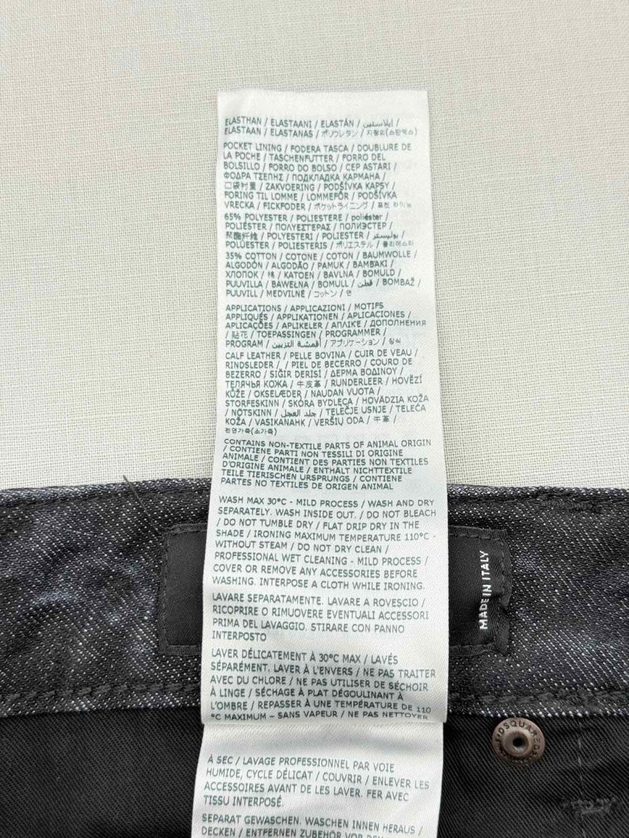 Pre - loved DSQUARED Black Distressed Size US 4 Jeans at Reems Closet