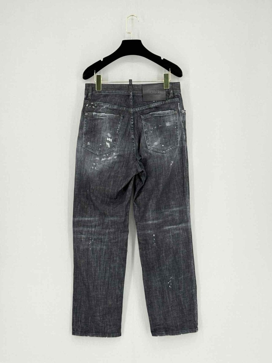 Pre - loved DSQUARED Black Distressed Size US 4 Jeans at Reems Closet