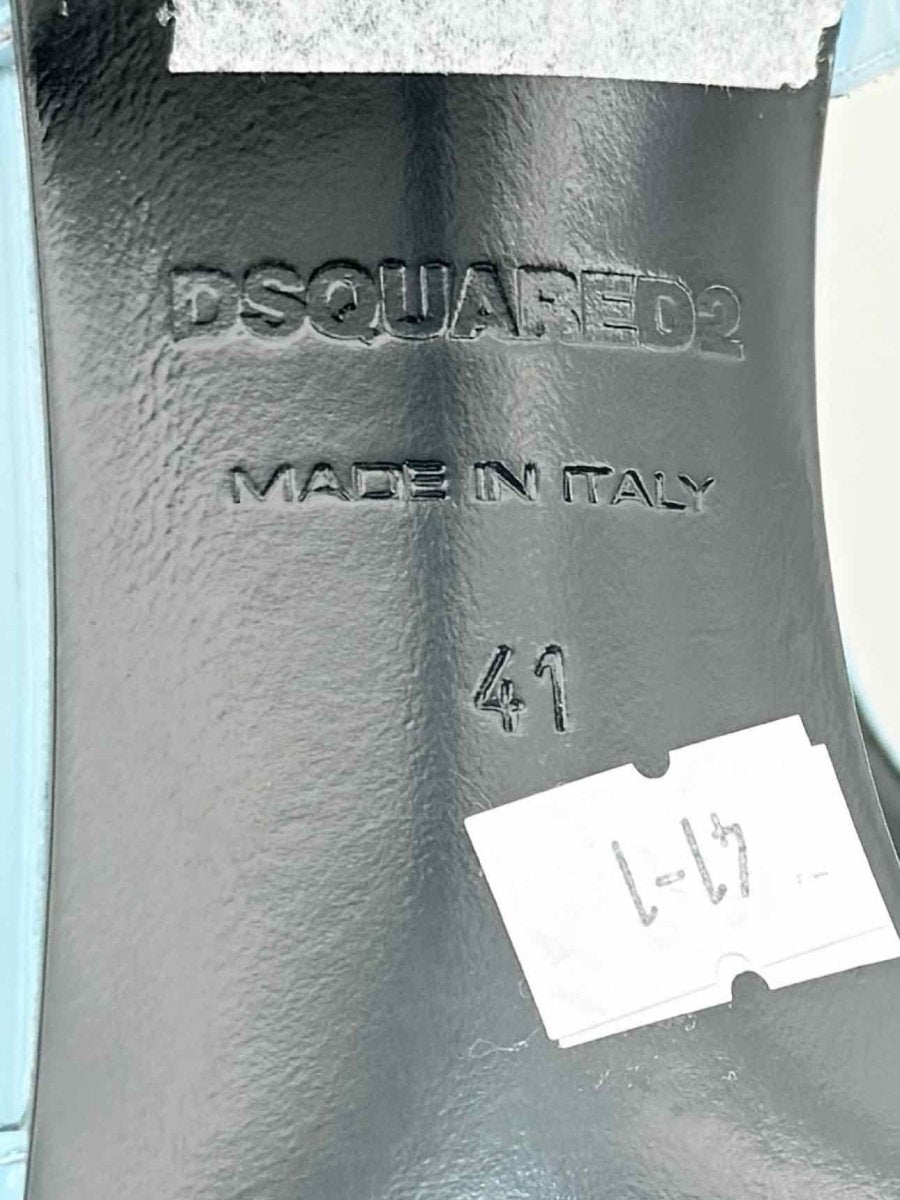 Pre - loved DSQUARED Mary Jane Light Blue Size EU 41 Slingbacks at Reems Closet