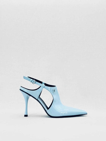 Pre - loved DSQUARED Mary Jane Light Blue Size EU 41 Slingbacks at Reems Closet
