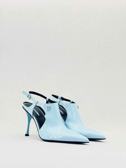 Pre - loved DSQUARED Mary Jane Light Blue Size EU 41 Slingbacks at Reems Closet