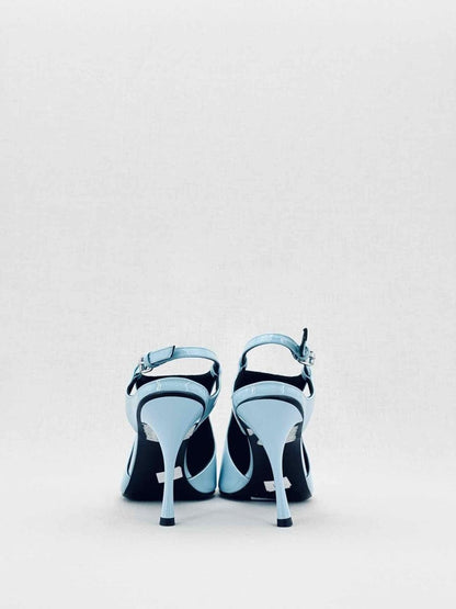 Pre - loved DSQUARED Mary Jane Light Blue Size EU 41 Slingbacks at Reems Closet