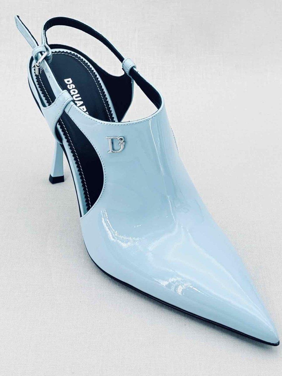 Pre - loved DSQUARED Mary Jane Light Blue Size EU 41 Slingbacks at Reems Closet