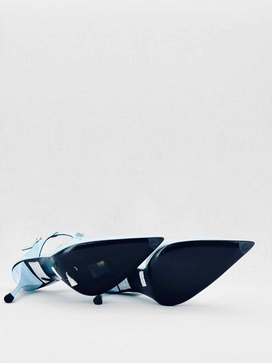 Pre - loved DSQUARED Mary Jane Light Blue Size EU 41 Slingbacks at Reems Closet