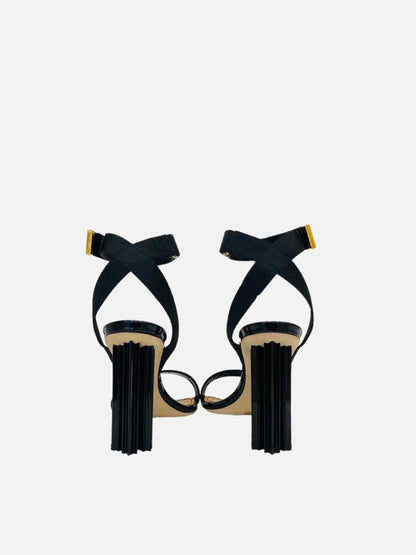 Pre-loved DSQUARED2 Ankle Strap Black Heeled Sandals from Reems Closet
