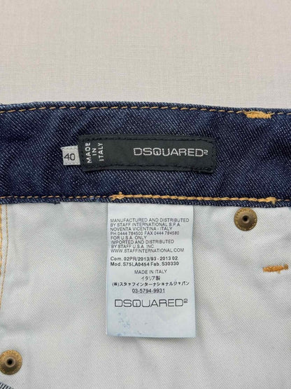 Pre-loved DSQUARED2 Dark Blue Size US 4 Jeans at Reems Closet