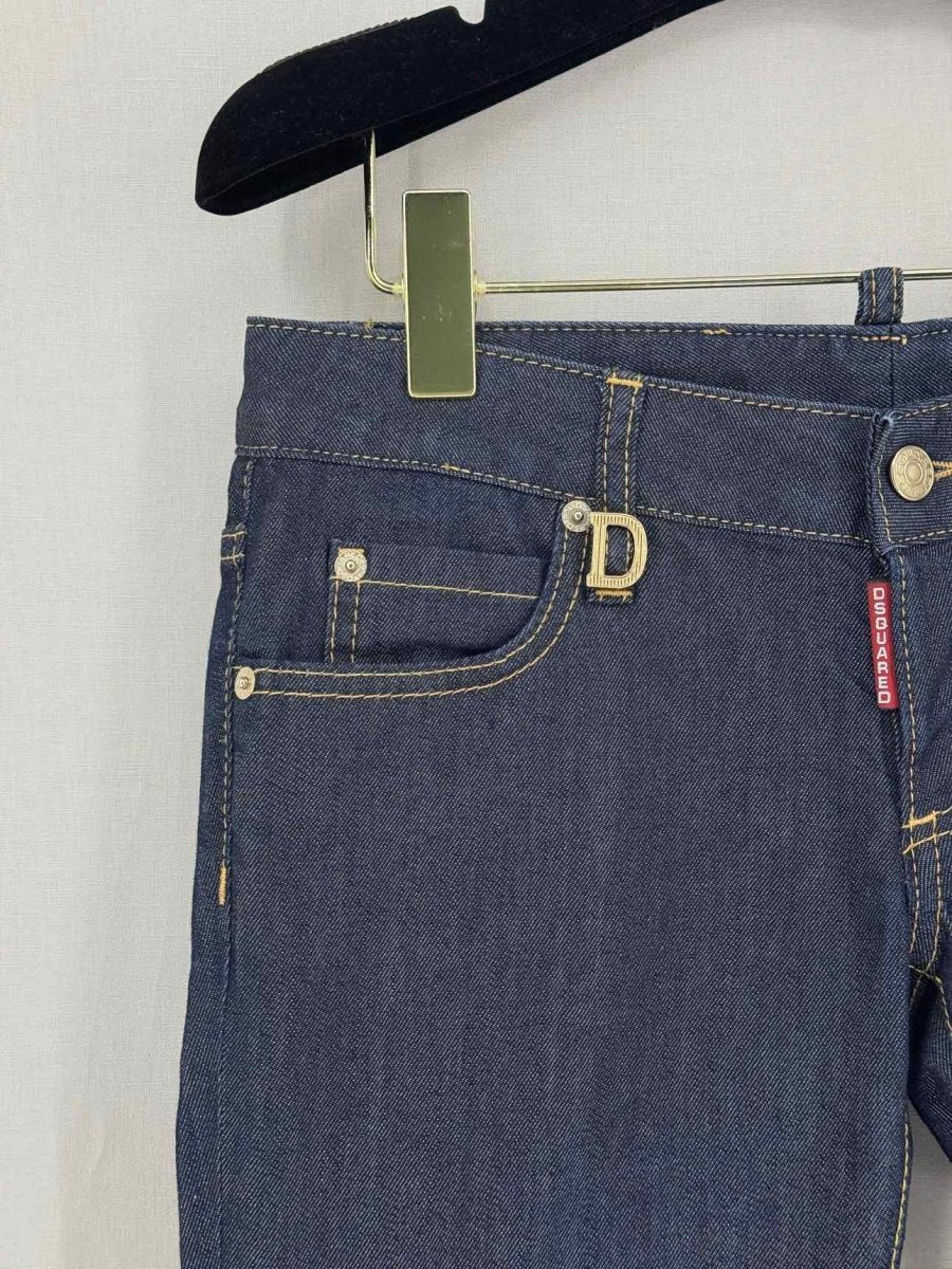 Pre-loved DSQUARED2 Dark Blue Size US 4 Jeans at Reems Closet
