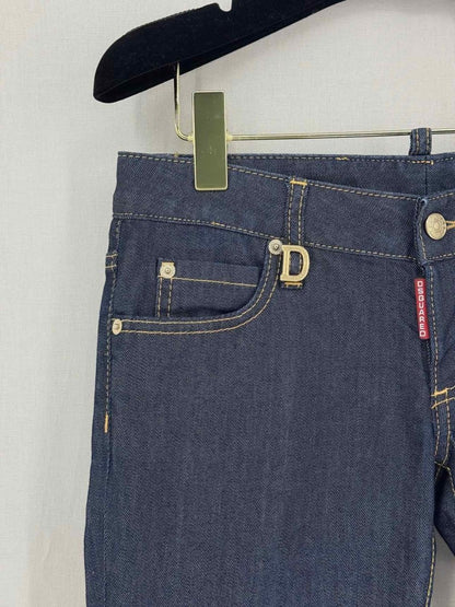 Pre-loved DSQUARED2 Dark Blue Size US 4 Jeans at Reems Closet