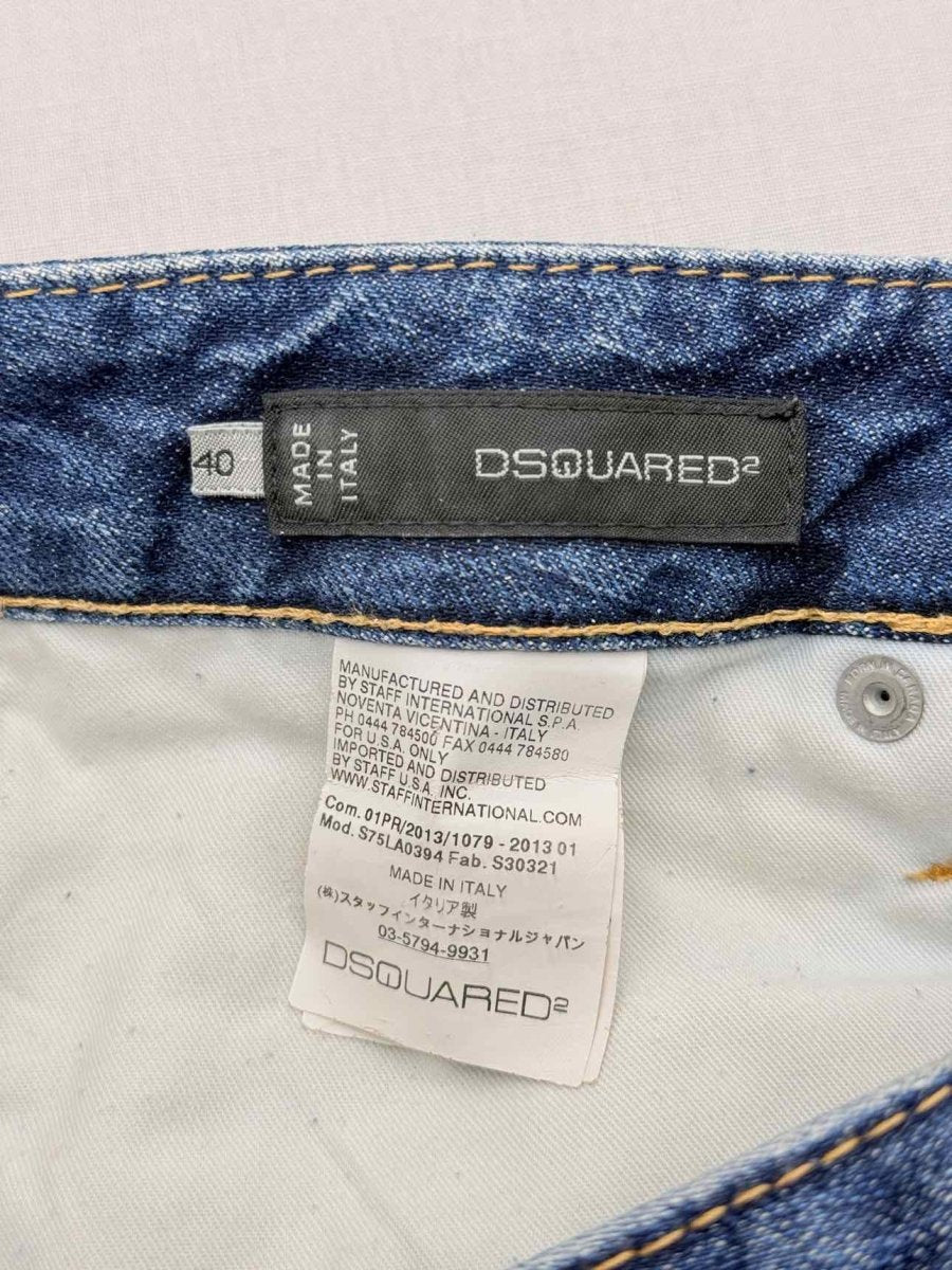 Pre-loved DSQUARED2 Low Waist Blue Size US 4 Jeans at Reems Closet