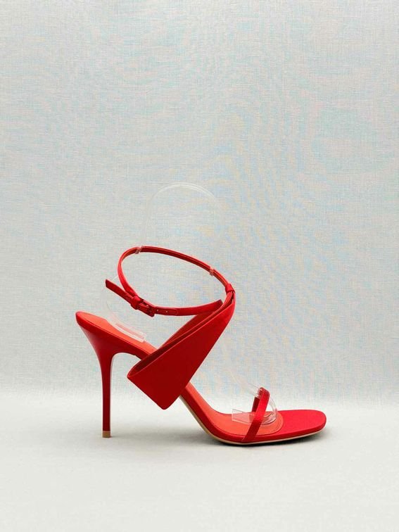 Pre-loved DUHA BB Red Size EU 41 Heeled Sandals at Reems Closet