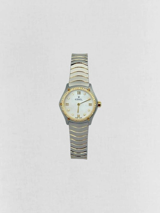 Pre - loved EBEL Diamond Wave Ladies Watch at Reems Closet