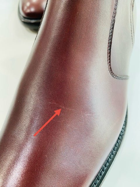 Pre - loved EDHEN Burgundy Size EU 38 Ankle Boots at Reems Closet