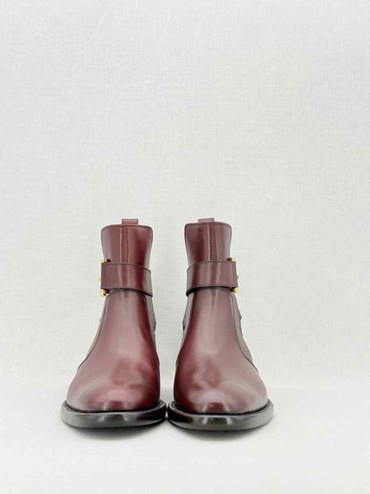 Pre - loved EDHEN Burgundy Size EU 38 Ankle Boots at Reems Closet