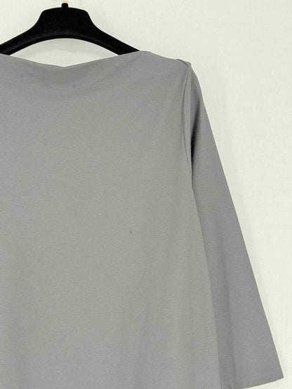 Pre - loved EILEEN FISHER Grey Size Small Short Dress at Reems Closet