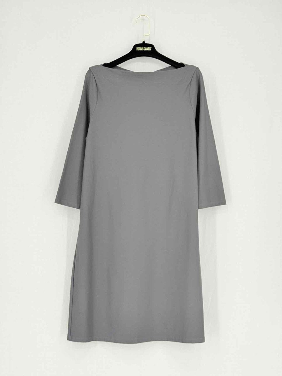 Pre - loved EILEEN FISHER Grey Size Small Short Dress at Reems Closet