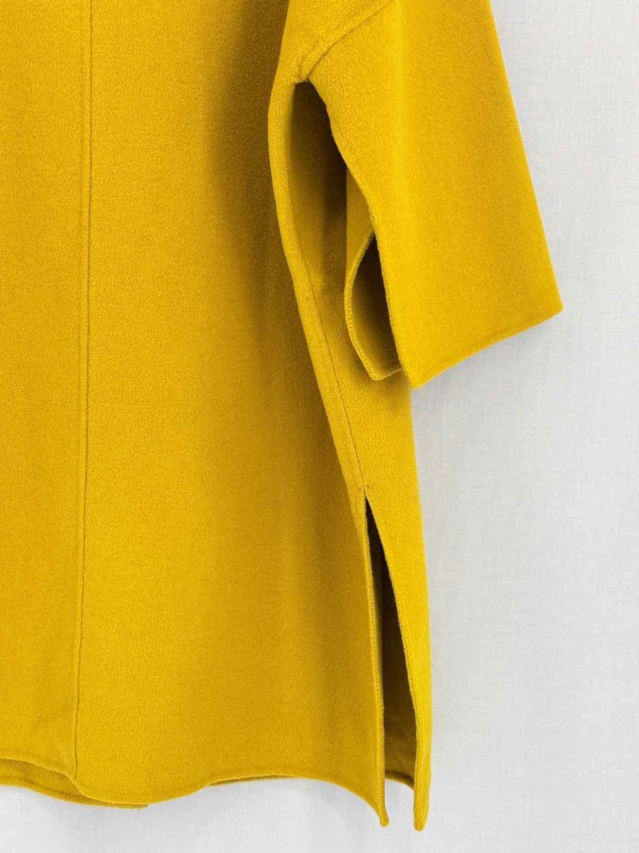 Pre-loved ELENA MIRO Yellow Size US 16 Coat at Reems Closet