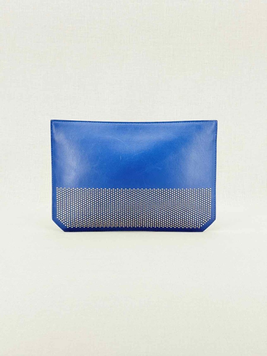 Pre - loved ELIE SAAB Blue Clutch at Reems Closet