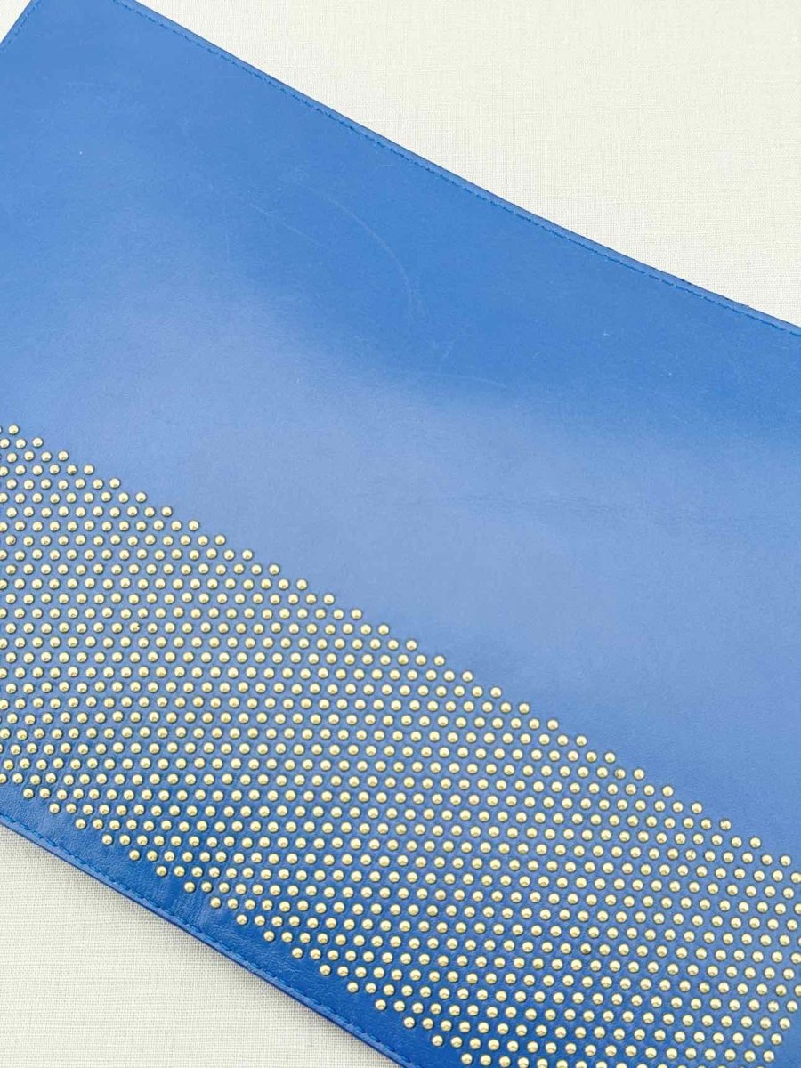 Pre - loved ELIE SAAB Blue Clutch at Reems Closet