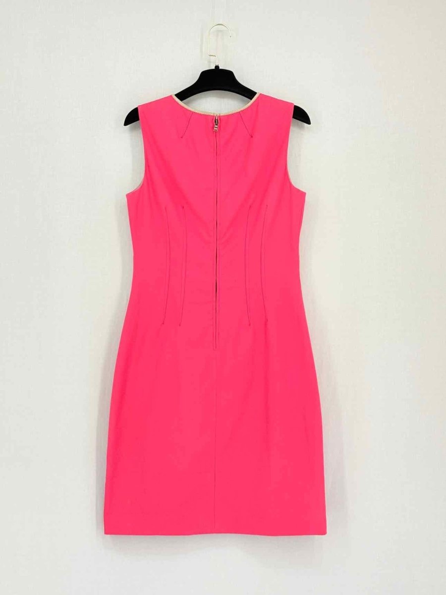 Pre-loved ELIE TAHARI Pink Size Medium Short Dress at Reems Closet