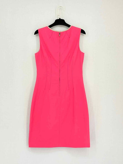 Pre-loved ELIE TAHARI Pink Size Medium Short Dress at Reems Closet