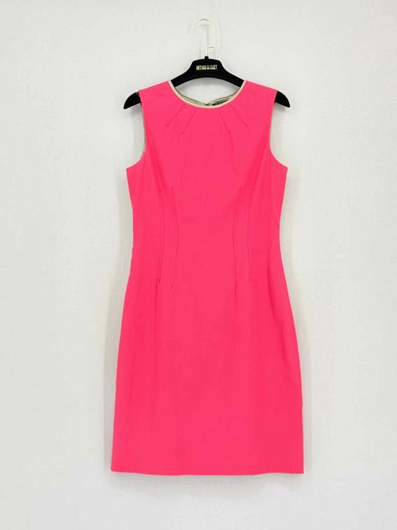 Pre-loved ELIE TAHARI Pink Size Medium Short Dress at Reems Closet