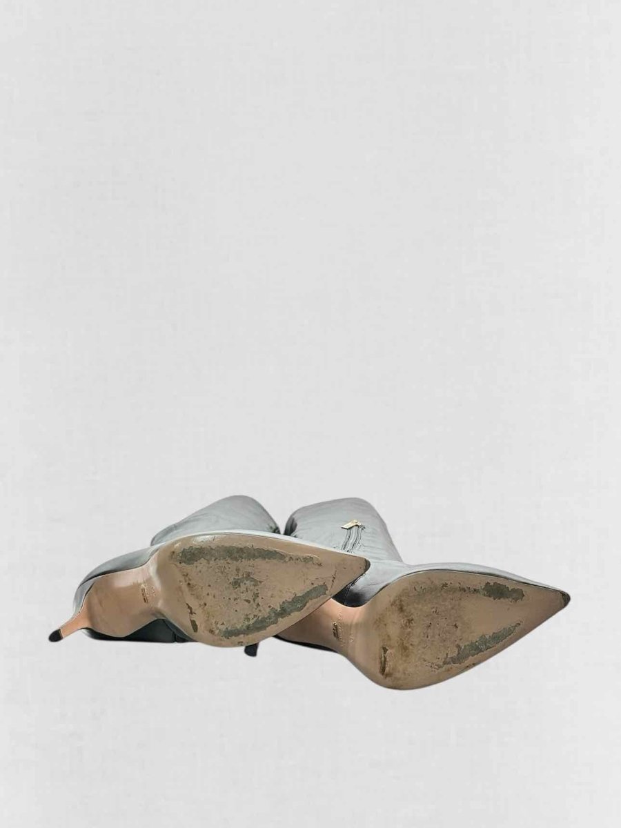 Pre - loved ELISABETTA FRANCHI Black Size EU 38 Thigh High Boots at Reems Closet