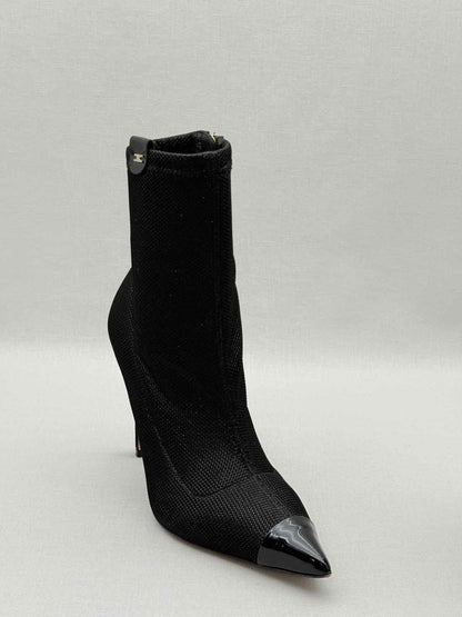Pre - loved ELISABETTA FRANCHI Black Size EU 38.5 Ankle Boots at Reems Closet