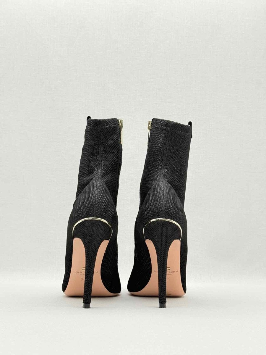 Pre - loved ELISABETTA FRANCHI Black Size EU 38.5 Ankle Boots at Reems Closet