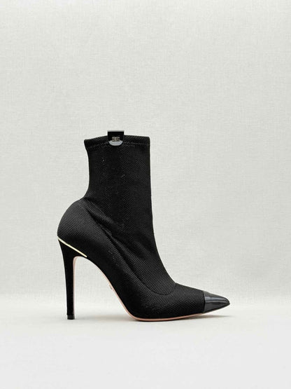 Pre - loved ELISABETTA FRANCHI Black Size EU 38.5 Ankle Boots at Reems Closet
