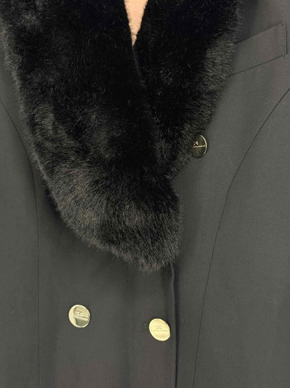 Pre - loved ELISABETTA FRANCHI Black Size US 4 Jacket at Reems Closet
