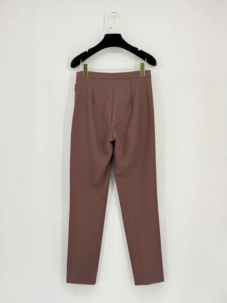 Pre - loved ELISABETTA FRANCHI Giacca Brown Size US 4 Outfit Set at Reems Closet