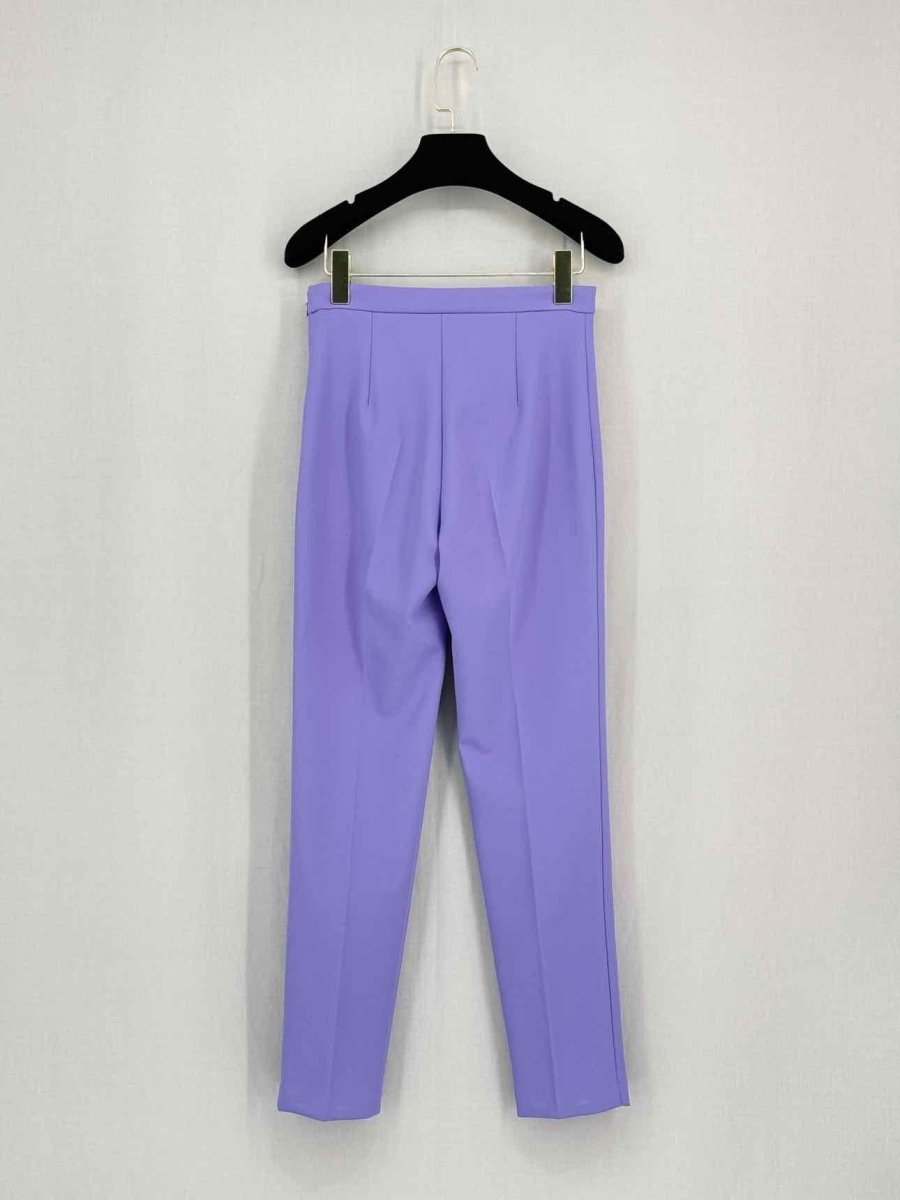 Pre - loved ELISABETTA FRANCHI Giacca Lavender Size US 4 Outfit Set at Reems Closet