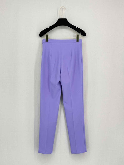Pre - loved ELISABETTA FRANCHI Giacca Lavender Size US 4 Outfit Set at Reems Closet