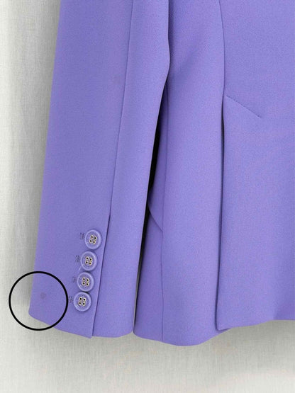 Pre - loved ELISABETTA FRANCHI Giacca Lavender Size US 4 Outfit Set at Reems Closet