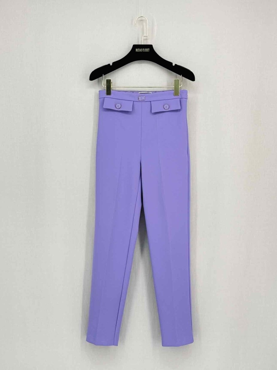 Pre - loved ELISABETTA FRANCHI Giacca Lavender Size US 4 Outfit Set at Reems Closet