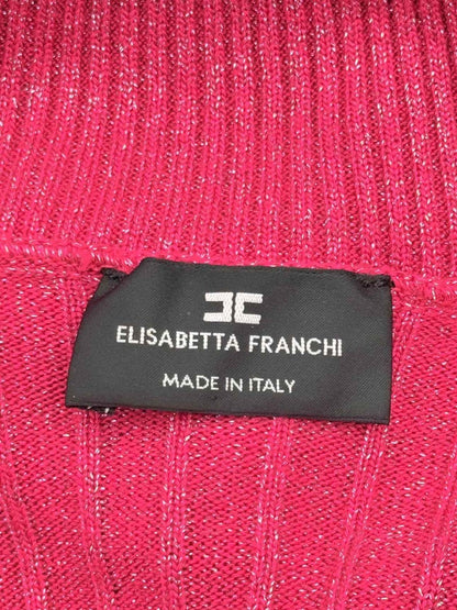 Pre-loved ELISABETTA FRANCHI Pink Sparkling Size US 6 Top at Reems Closet
