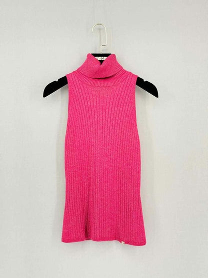 Pre-loved ELISABETTA FRANCHI Pink Sparkling Size US 6 Top at Reems Closet