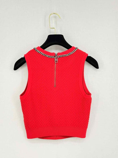 Pre - loved ELISABETTA FRANCHI Red Size US 2 Top & Skirt Outfit at Reems Closet