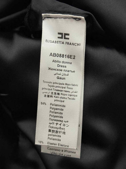 Pre-loved ELISABETTA FRANCHI Size Medium Midi Dress at Reems Closet