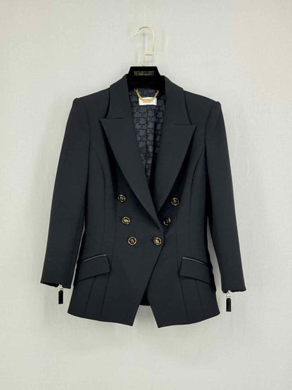 Pre - loved ELISABETTA FRANCHI Size US 4 Jacket & Pants Outfit at Reems Closet