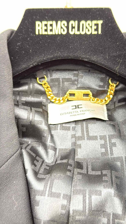 Pre - loved ELISABETTA FRANCHI Size US 4 Jacket & Pants Outfit at Reems Closet