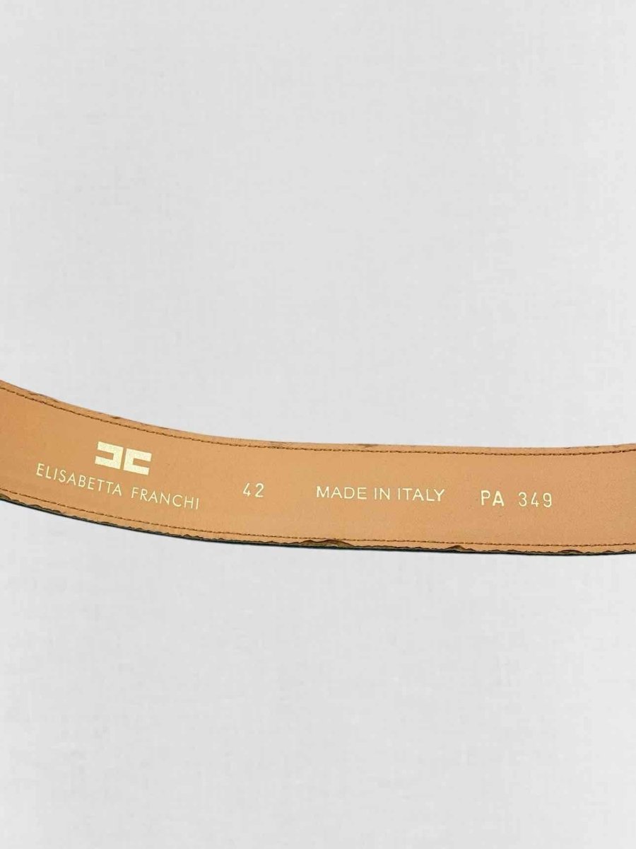 Pre - loved ELISABETTA FRANCHI Turquoise Belt at Reems Closet