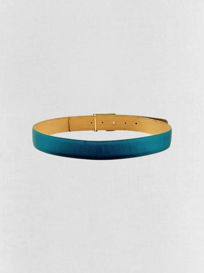 Pre - loved ELISABETTA FRANCHI Turquoise Belt at Reems Closet