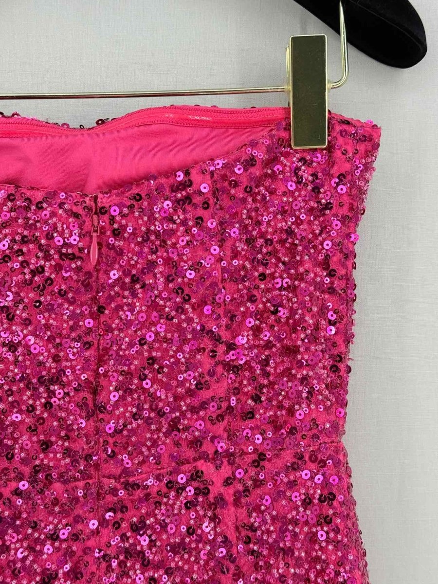 Pre-loved ELLE ZEITOUNE Anya Pink Size US 6 Midi Dress at Reems Closet