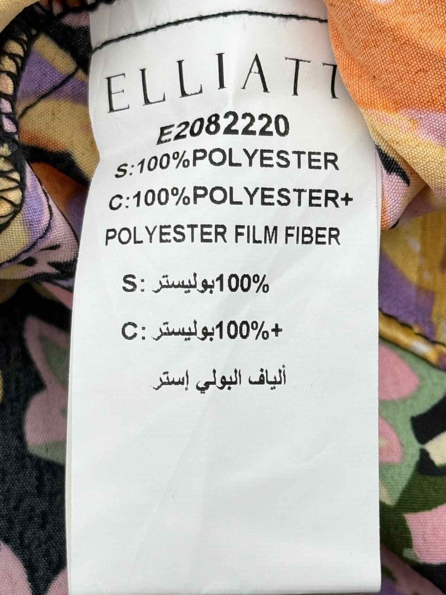 Pre - loved ELLIATT Gotika Orange Multicolor Size Large Mini Skirt at Reems Closet