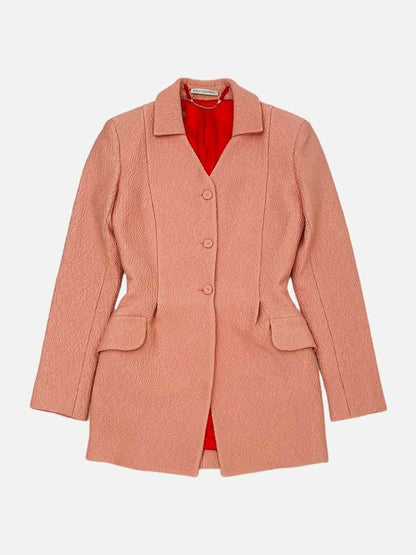 Pre - loved EMILIA WICKSTEAD Pink Size US 4 Jacket & Pants Outfit at Reems Closet